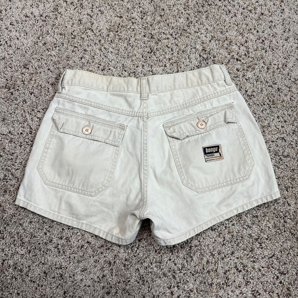 Bongo Women's Cream and White Shorts